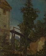 Albrecht Altdorfer Landscape with a Footbridge Spain oil painting artist